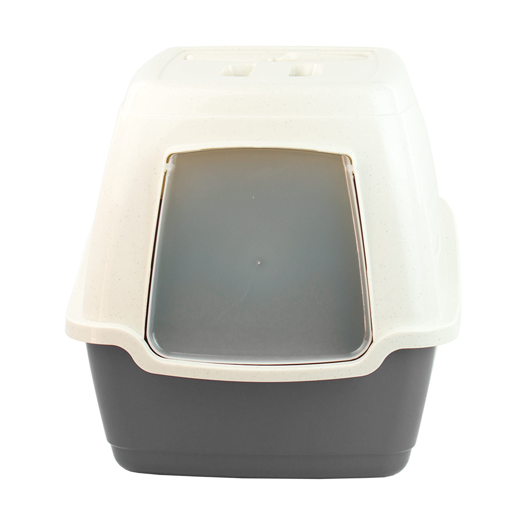 KCT Hooded Cat Litter Box/Tray - Grey