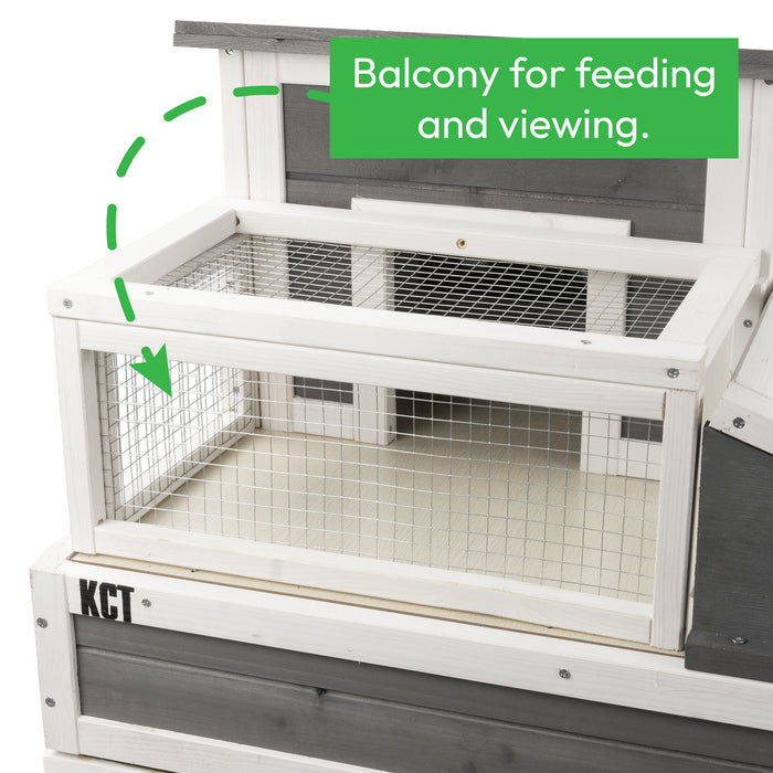 KCT Wooden Tortoise House and Run