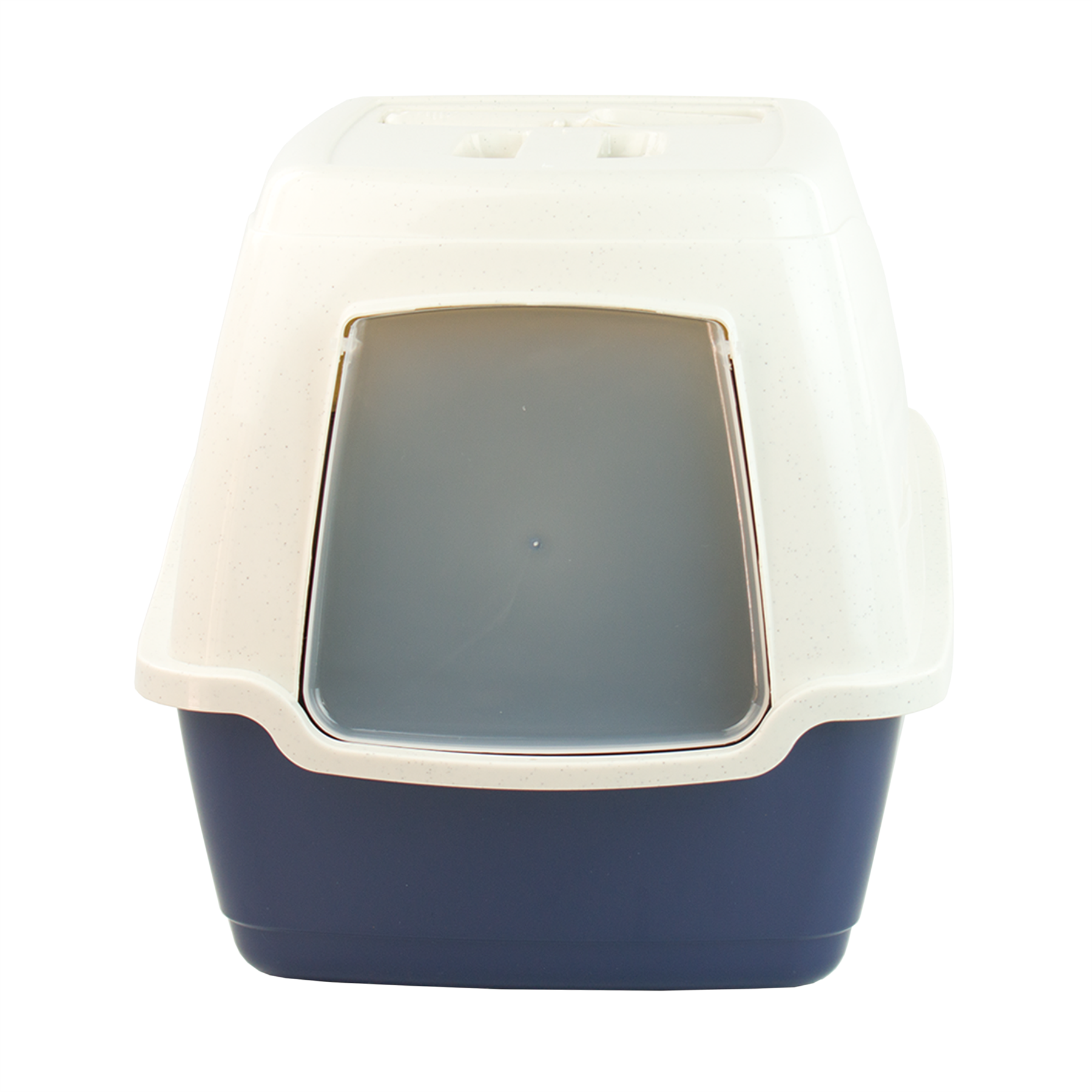 KCT Hooded Cat Litter Box/Tray - Blue