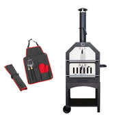 KCT Outdoor Wood Fired Pizza Oven with Tool Set