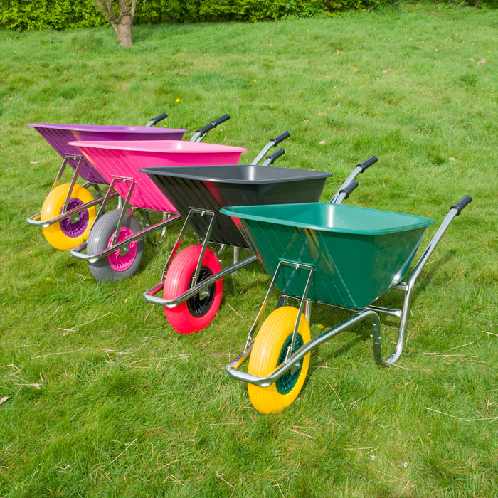 KCT 110 Litre Garden Steel Wheelbarrows