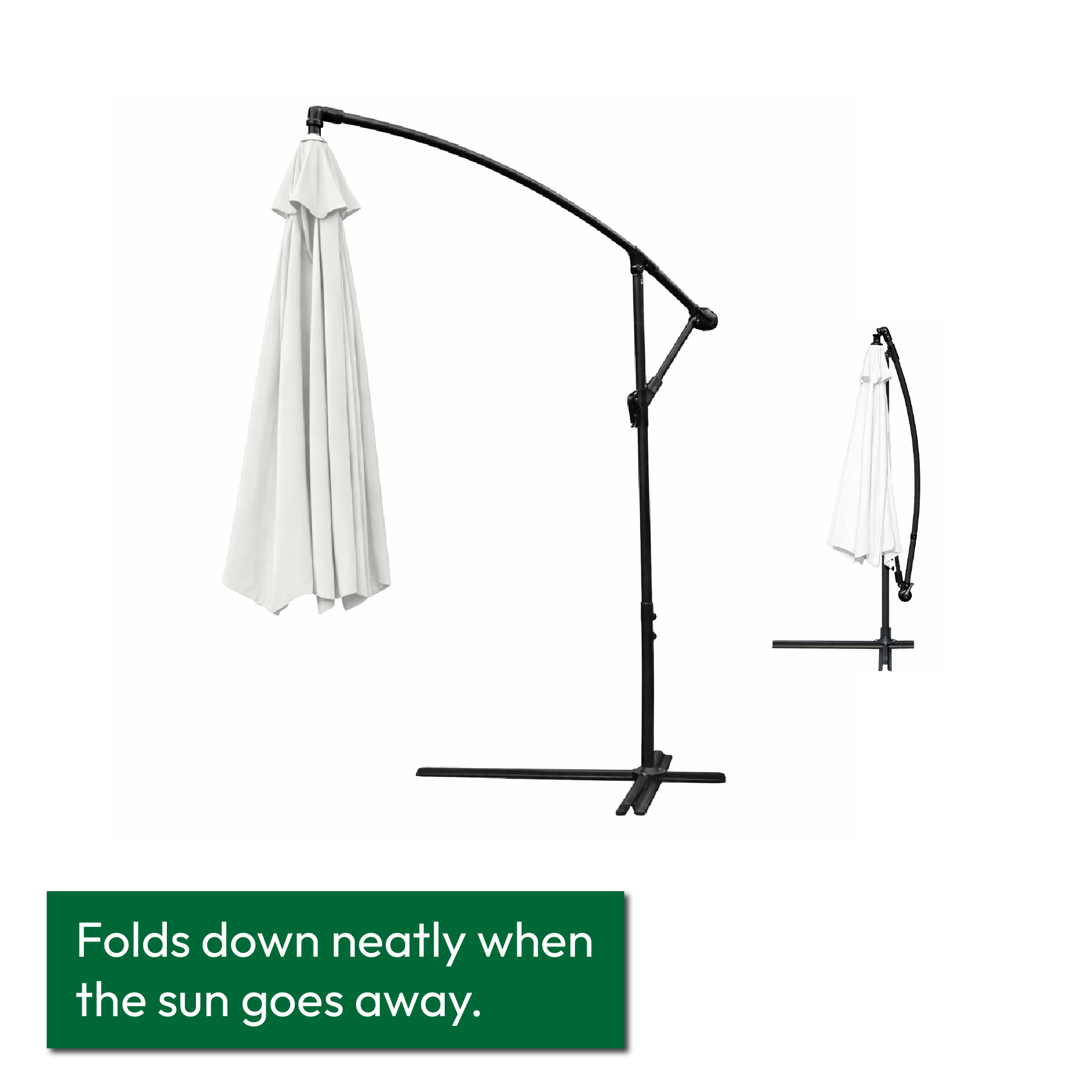 KCT 3m Large Cantilever Garden Parasols Only