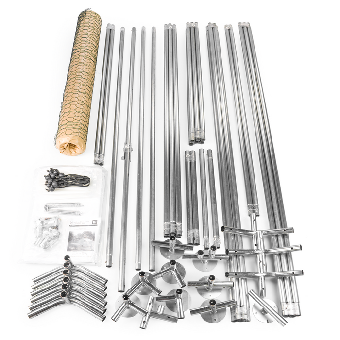 KCT Galvanised 4x3m Walk In Chicken Pet Run