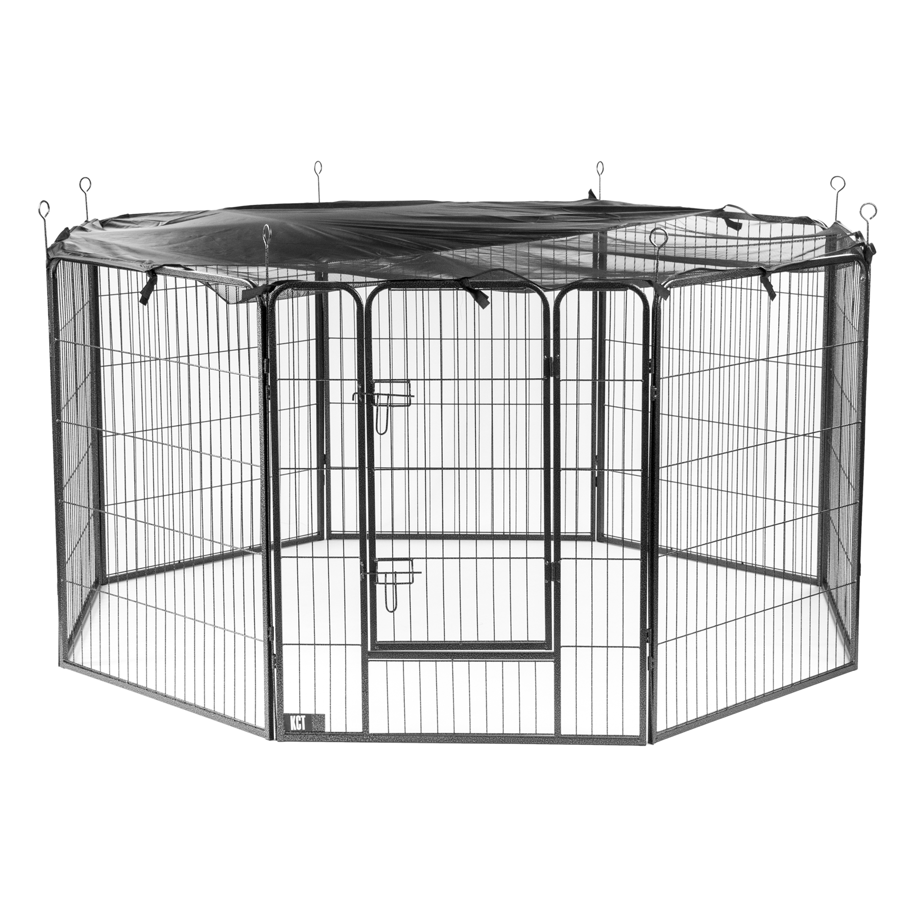 KCT 8 Side Heavy Duty Pet Play Pens Run with Optional Base / Cover