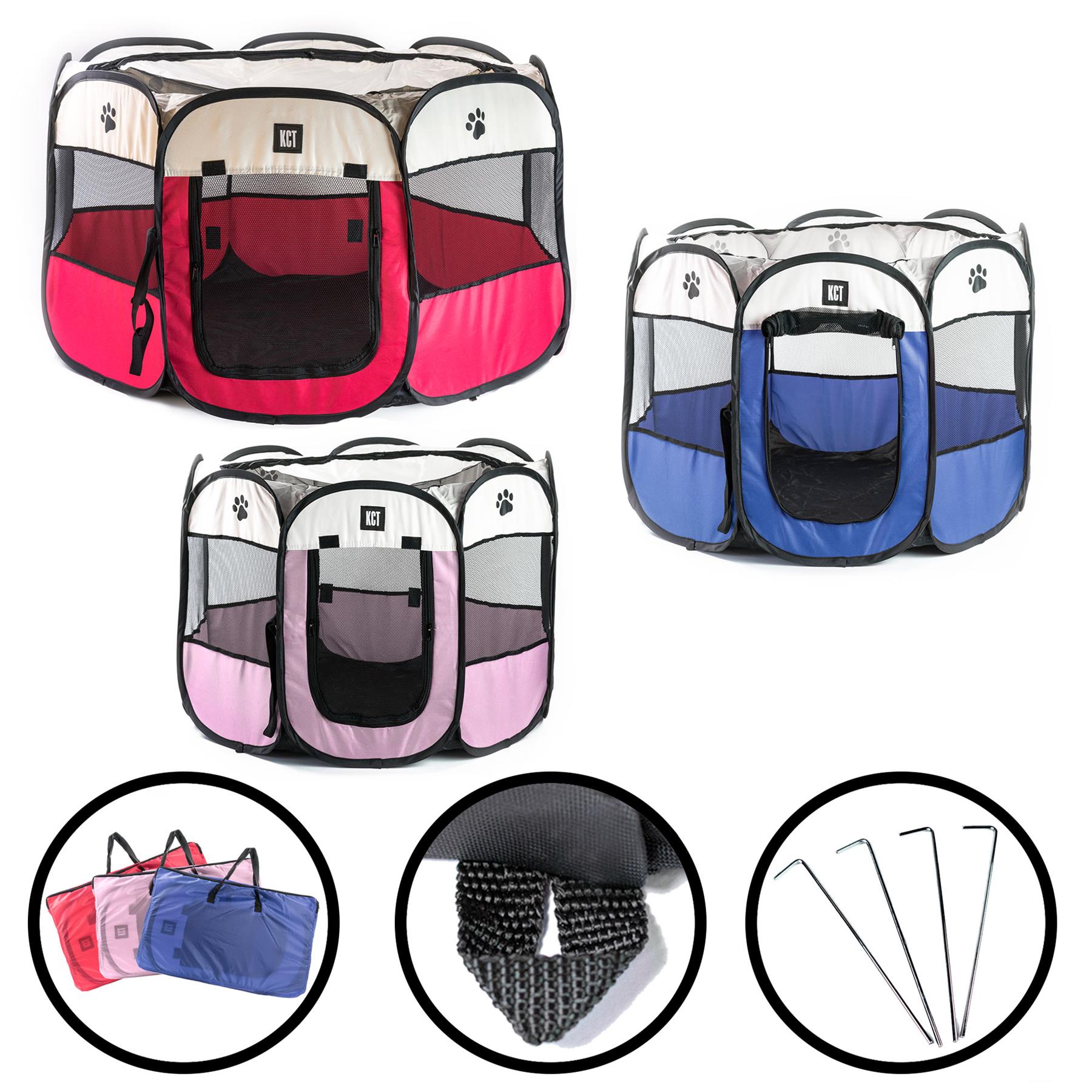 KCT Portable Fabric Pet Play Pens/Runs
