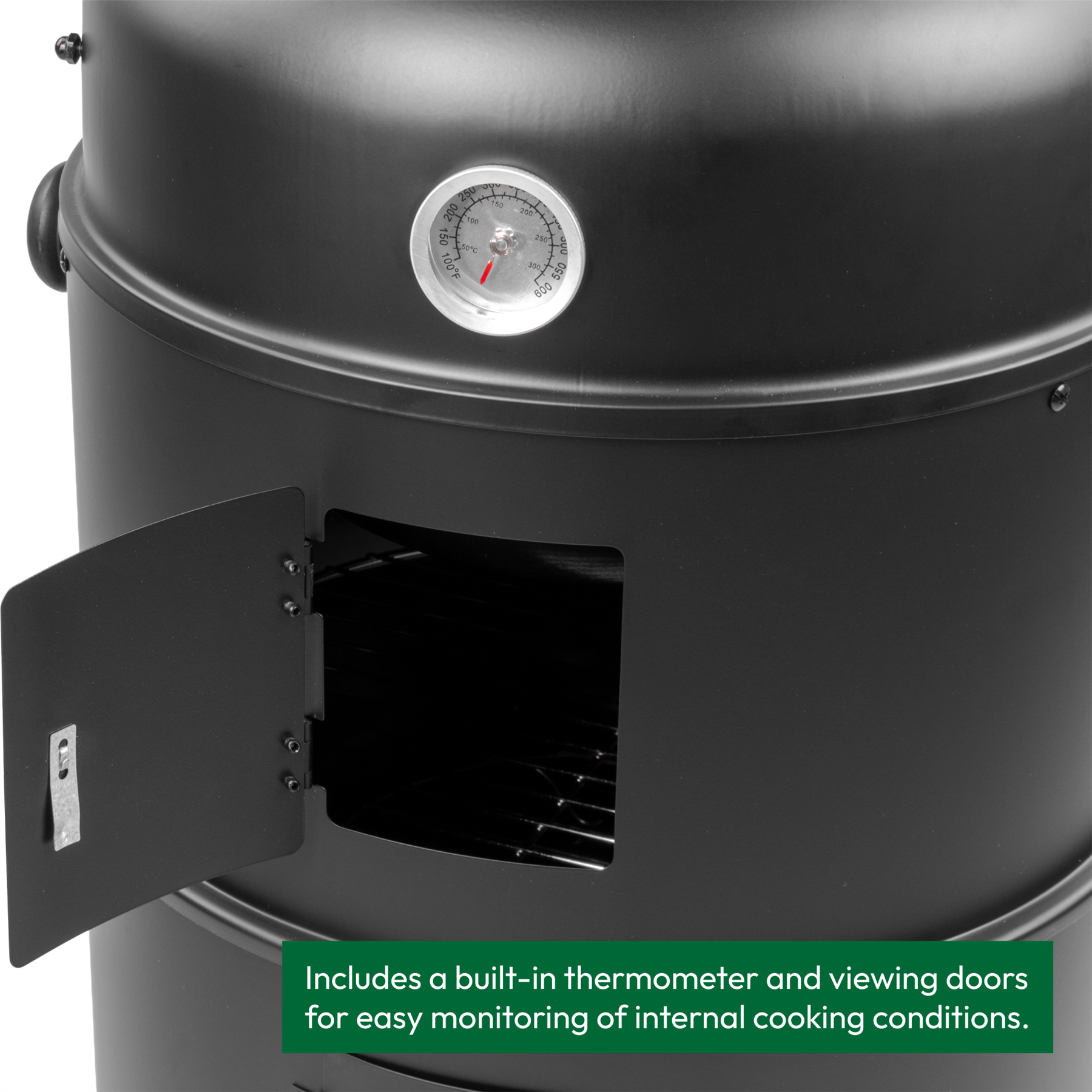 KCT 3 in 1 Upright BBQ Smoker and Grill