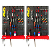 KCT 3pcs Wall Mount Storage Organiser - 2 Pack