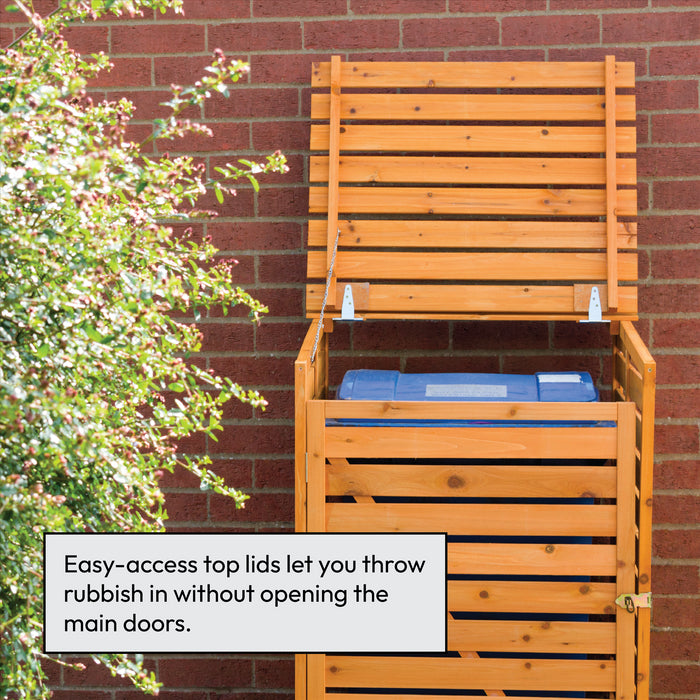 KCT Single Wheelie Bin Storage Shed