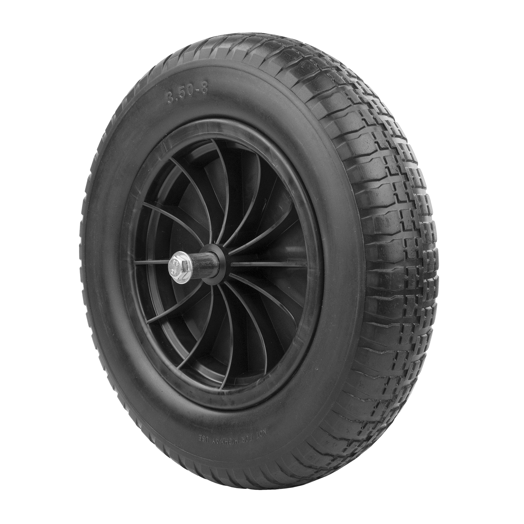 KCT 14” Wheelbarrow Wheel/Axle (120 x 20mm) Parts