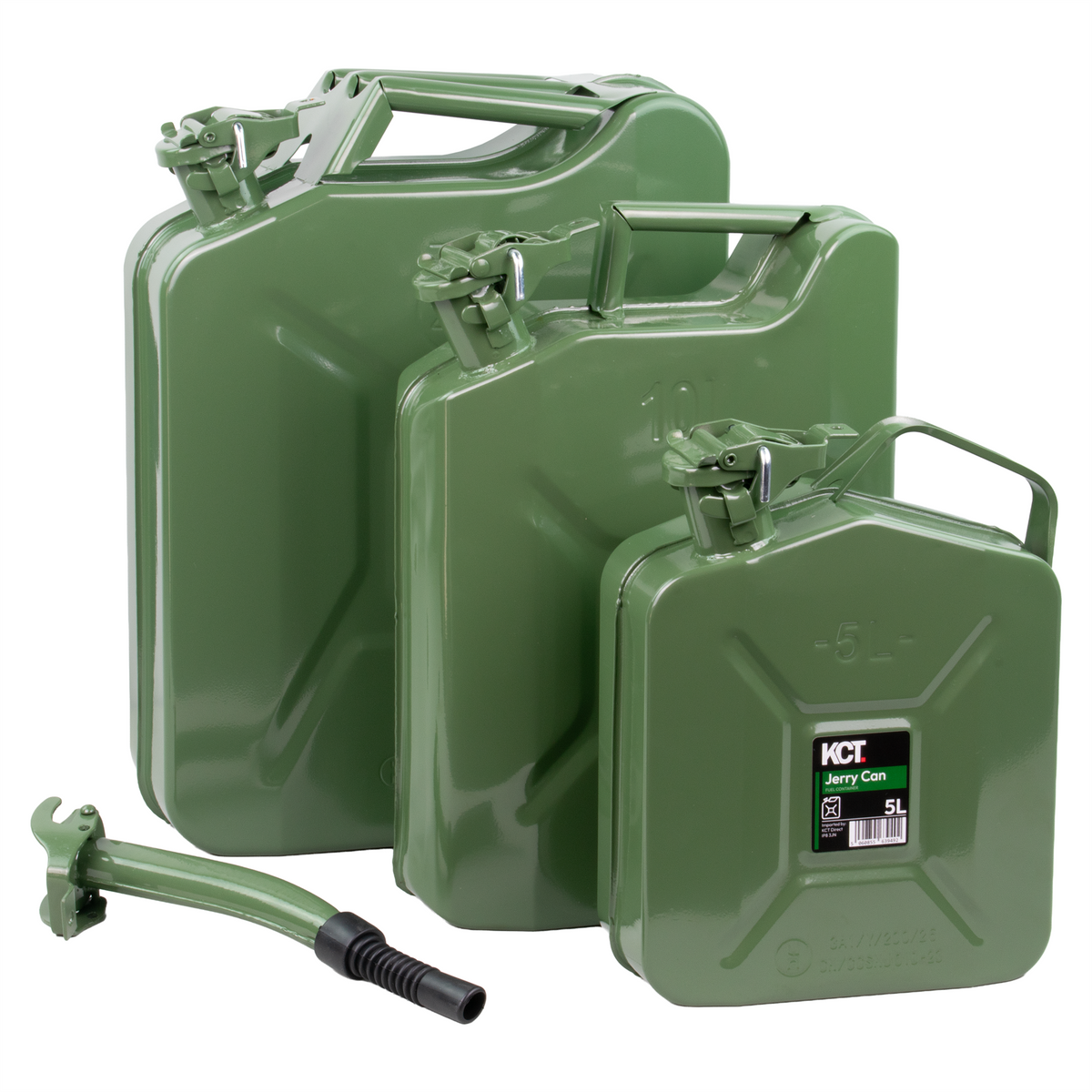 KCT Heavy Duty Jerry Cans with Pouring Spout