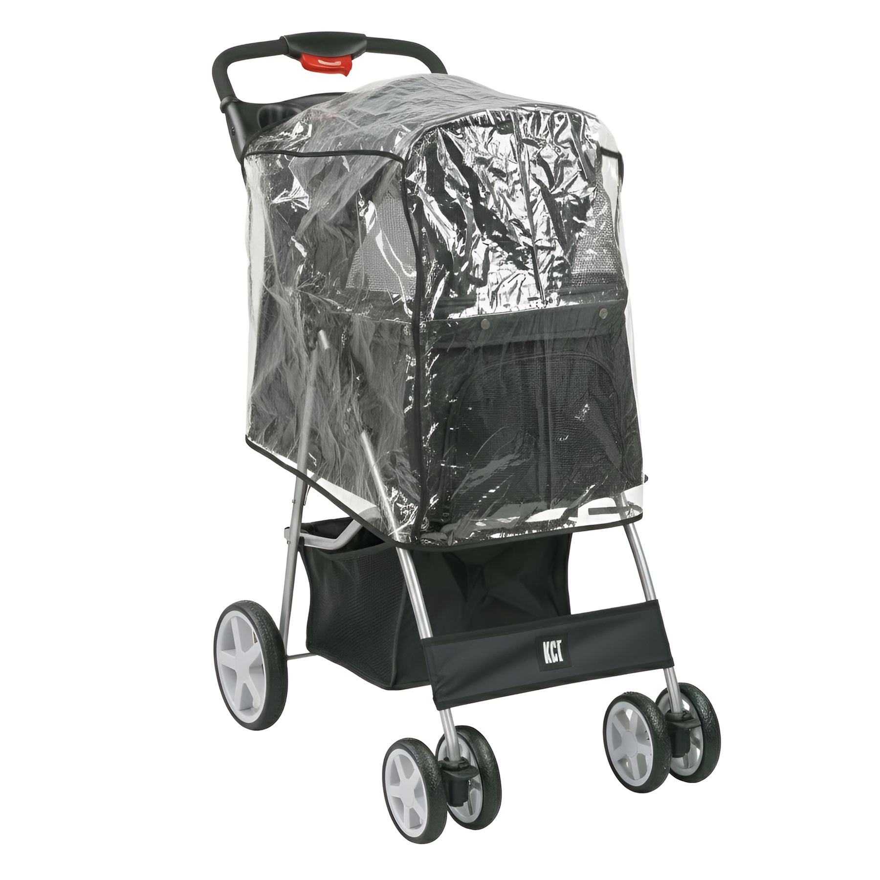 KCT Hooded Pet Stroller with Storage