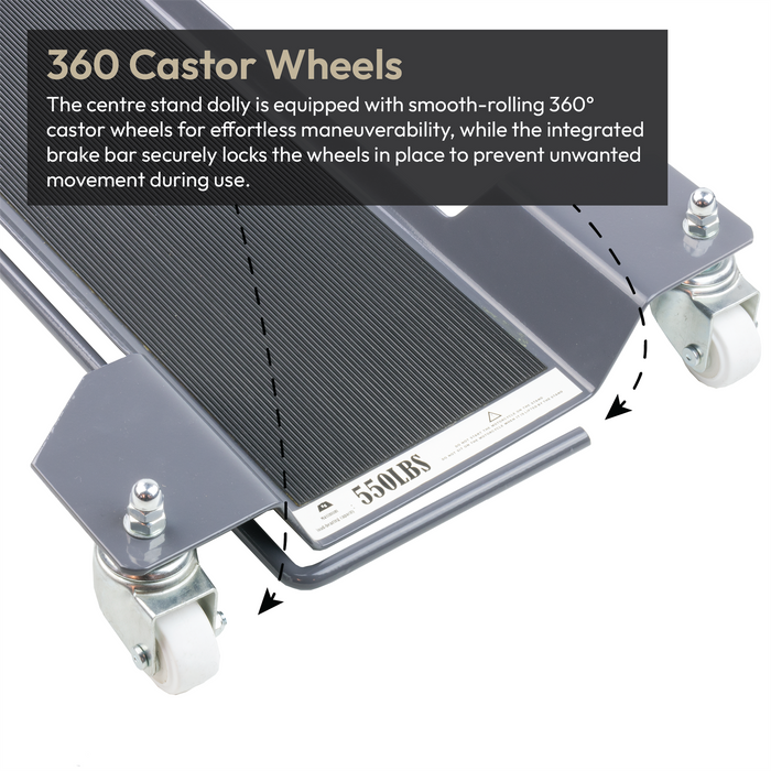 KCT Motorbike Centre Heavy Duty Paddock Stand Dolly