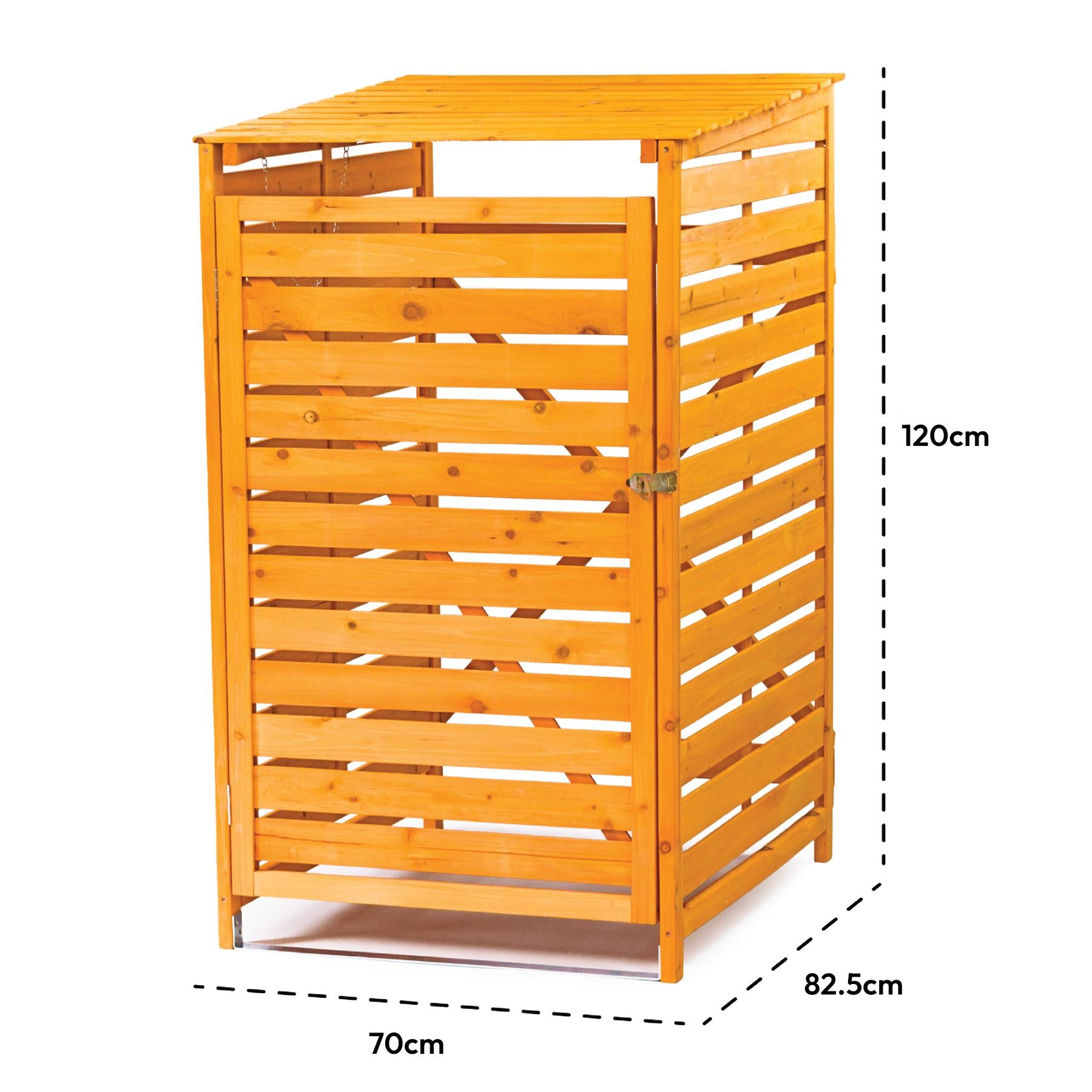 KCT Single Wheelie Bin Storage Shed