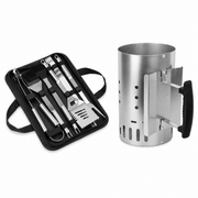 KCT BBQ Tool Kit with Charcoal Starter