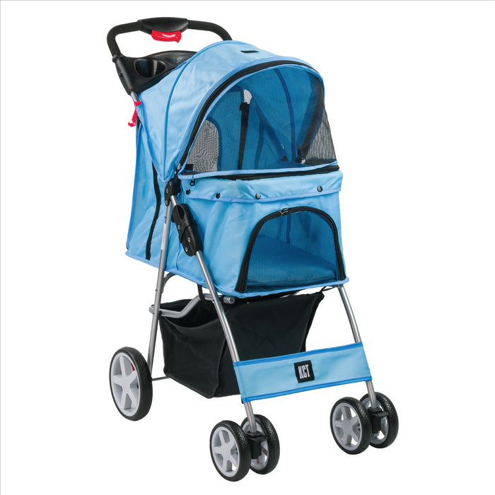 KCT Hooded Pet Stroller with Storage