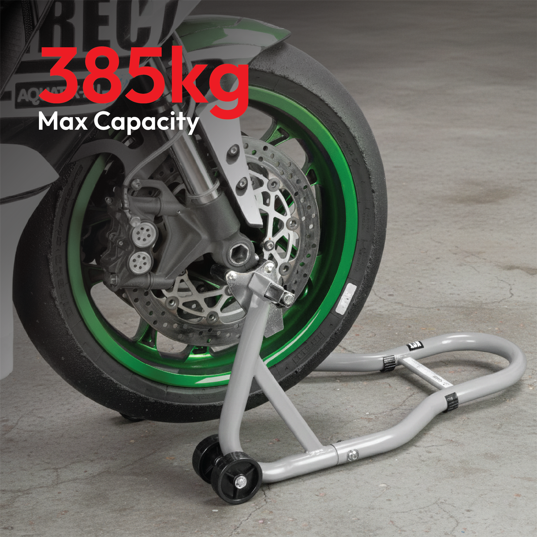 KCT Motorbike Front Paddock Stand Spool Cradle