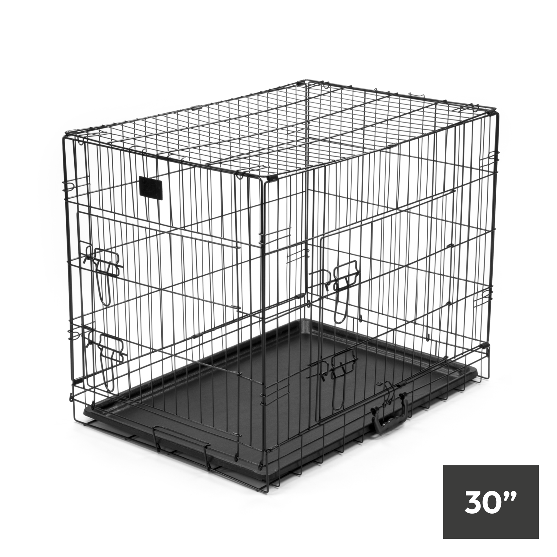 KCT Folding Pet Crates with Plastic Tray