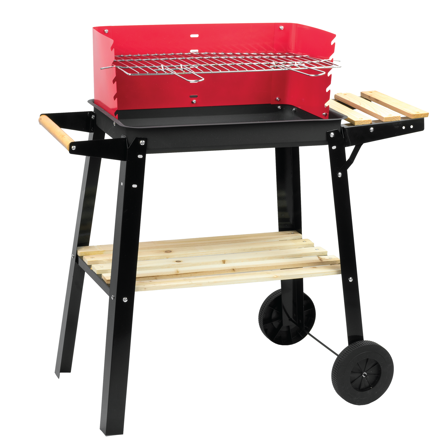 KCT Open Top Trolley BBQ with  Tool Set