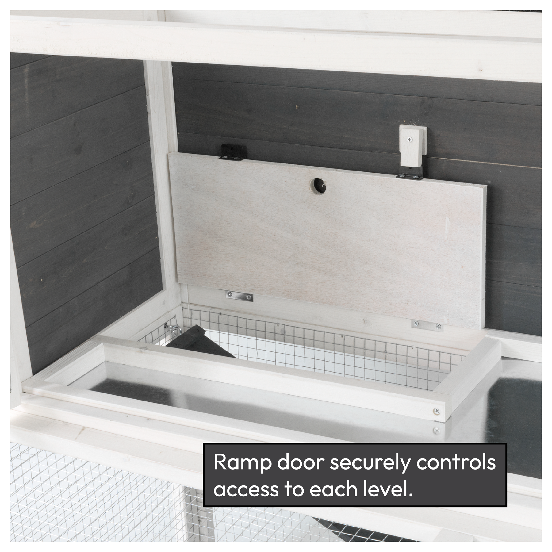 KCT Ancona 4ft Rabbit Hutch with Extended Run - Grey
