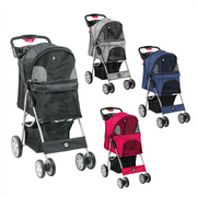 KCT Hooded Pet Stroller with Storage