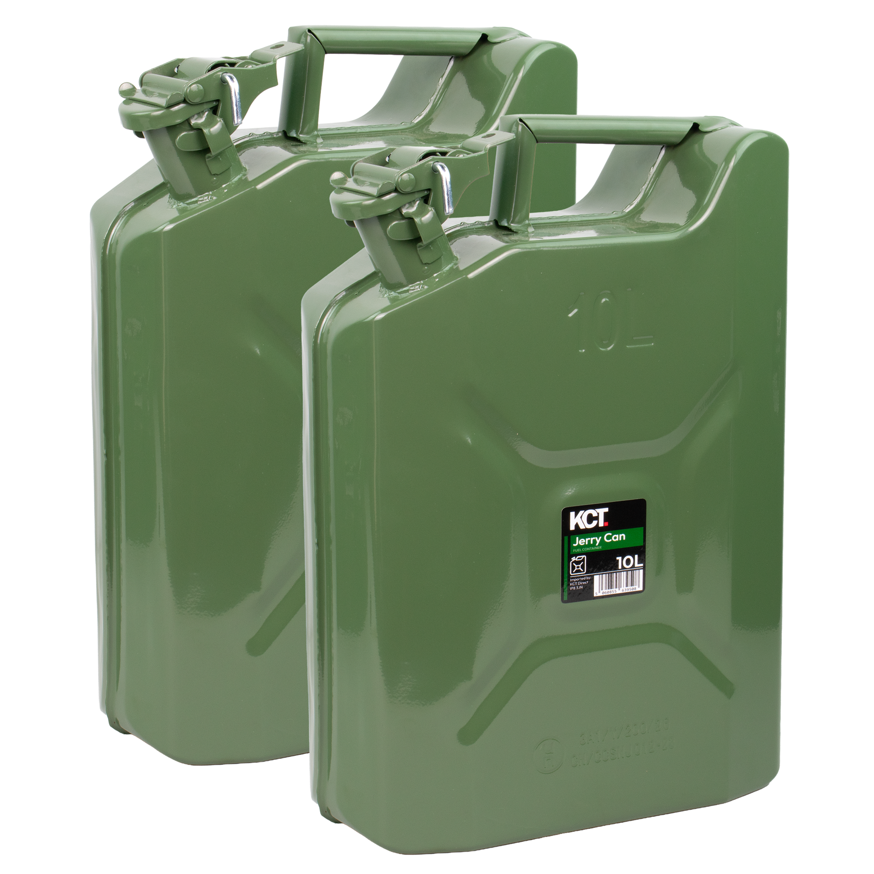 KCT 10L Jerry Can with Pouring Spout -  Twin Pack