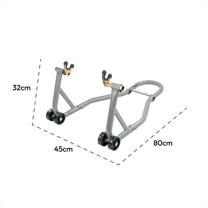 KCT Motorbike Front Head Stock Heavy Duty Stand & Rear Lift Paddock Stand