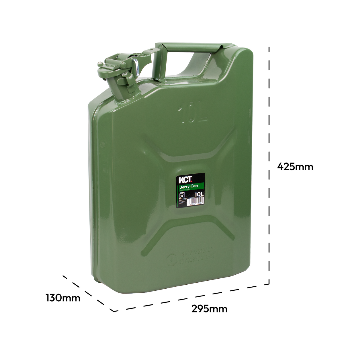 KCT 10L Jerry Can with Pouring Spout -  Twin Pack