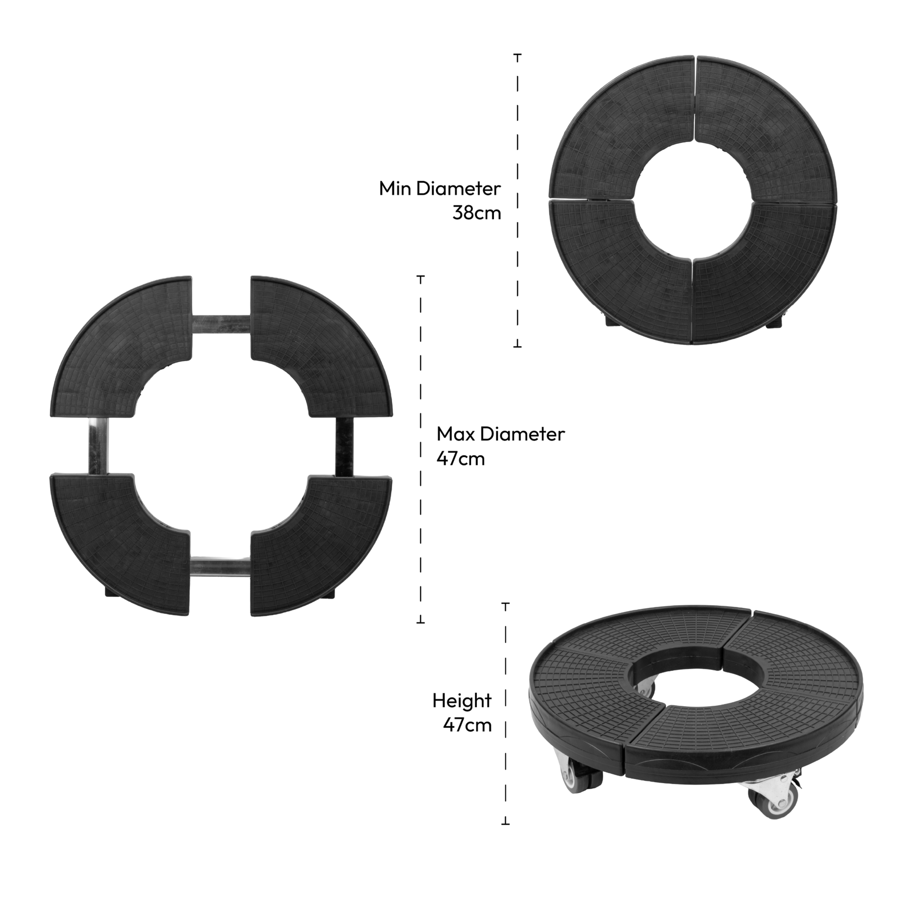 KCT Plant Pot Transport Caddy