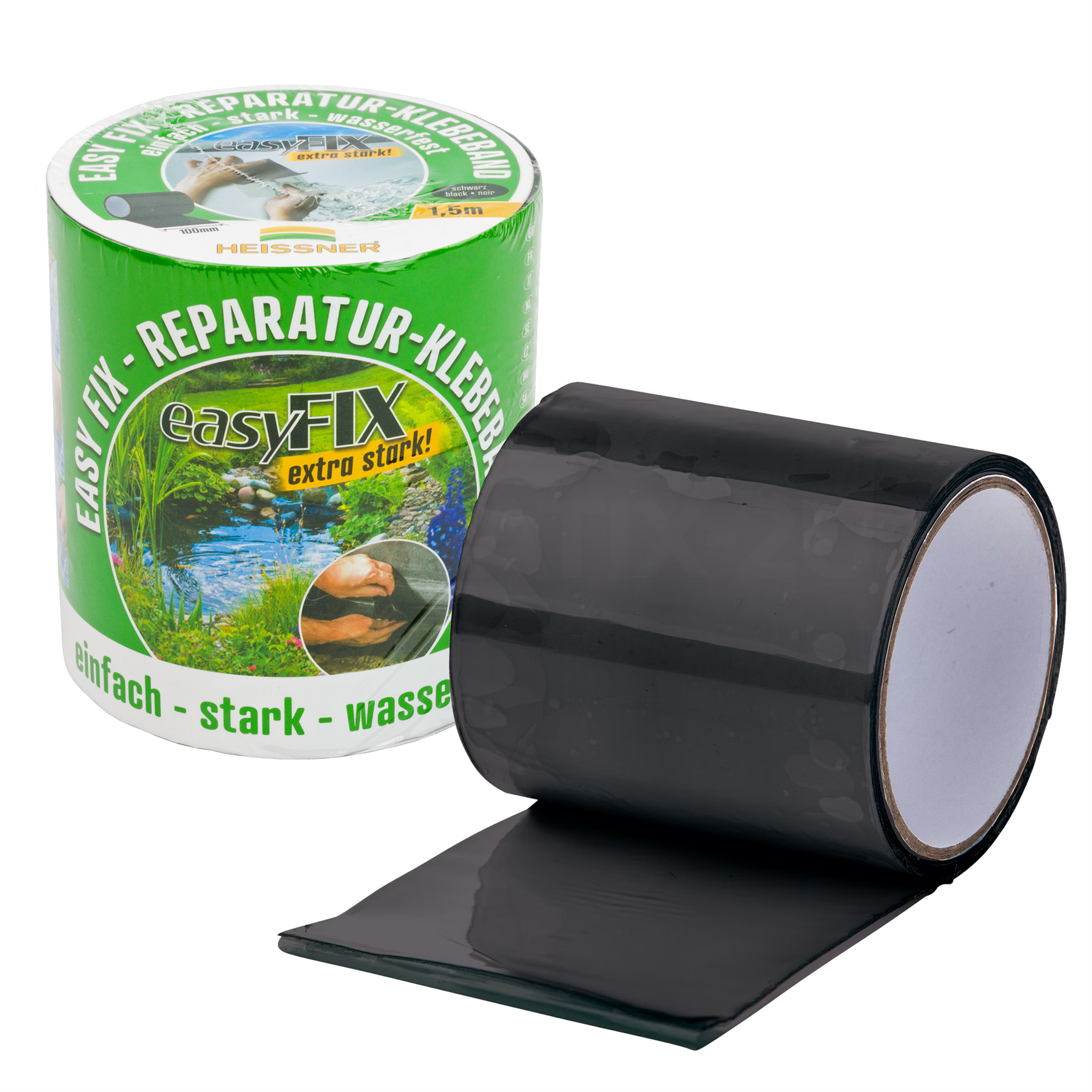 Heissner Easy Fix Universal Waterproof Repair Tape - Black