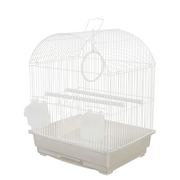 KCT Rosario Small Exotic Bird Travel Cage - White