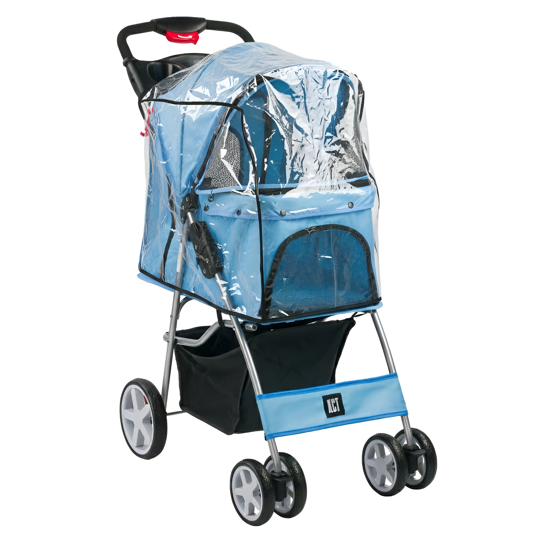 KCT Hooded Pet Stroller with Storage