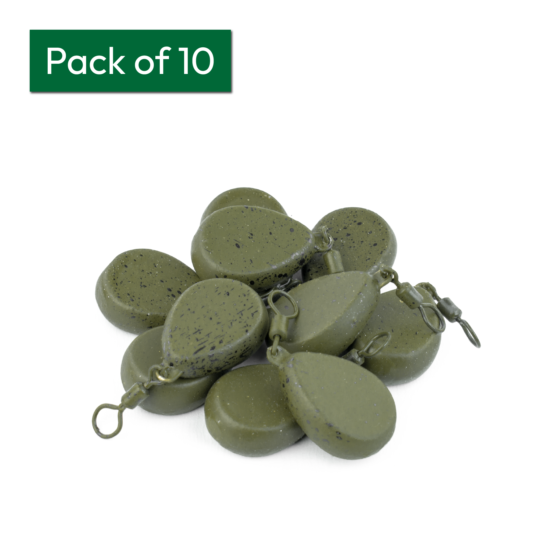 KCT Flat Pear Lead Fishing Weights