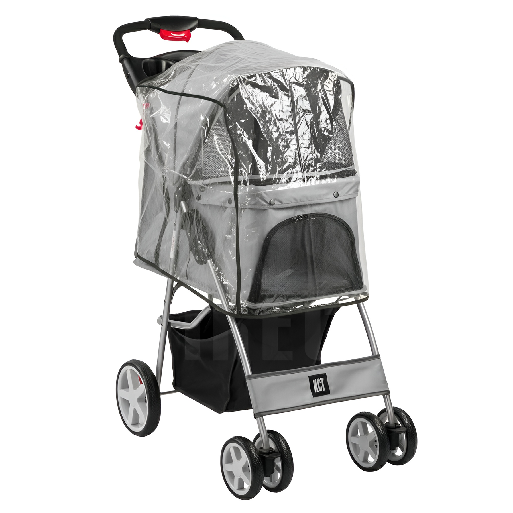 KCT Hooded Pet Stroller with Storage