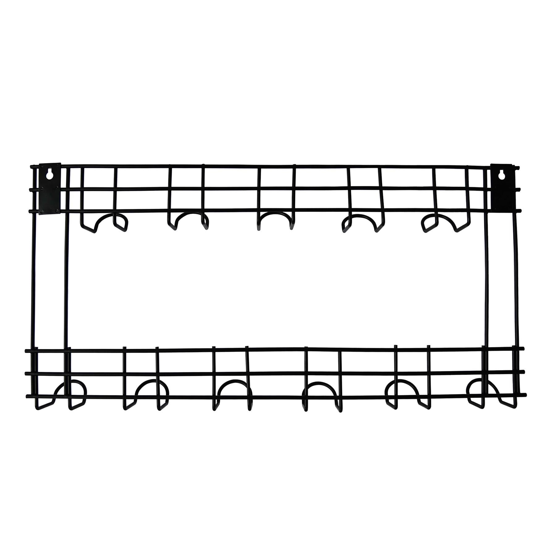 KCT 2 Tier Shed Door Tool Rack Storage