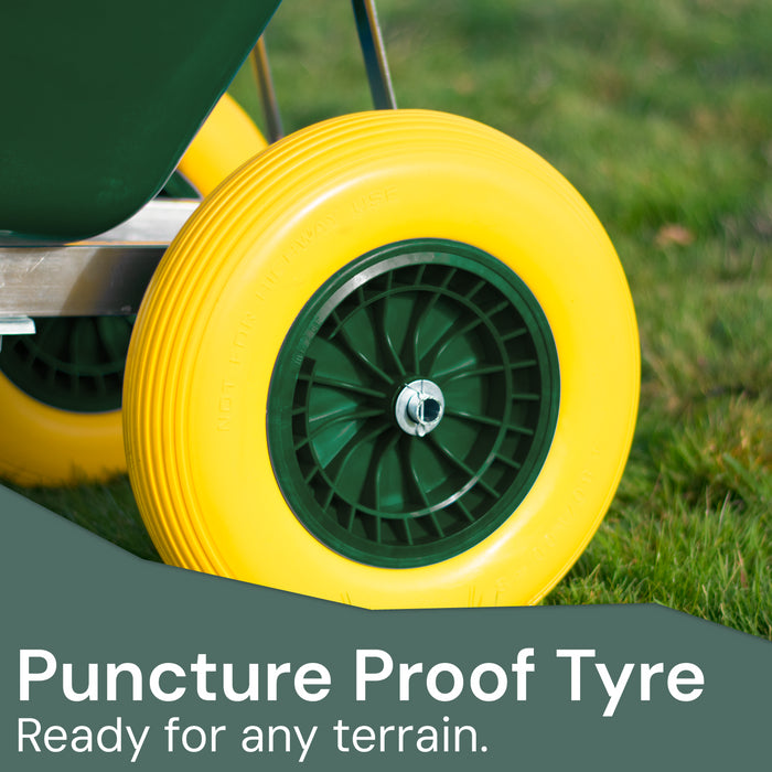 KCT 200L XL Heavy Duty Twin Wheelbarrow