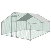 KCT 3x3m Walk In Galvanised Chicken Pet Run