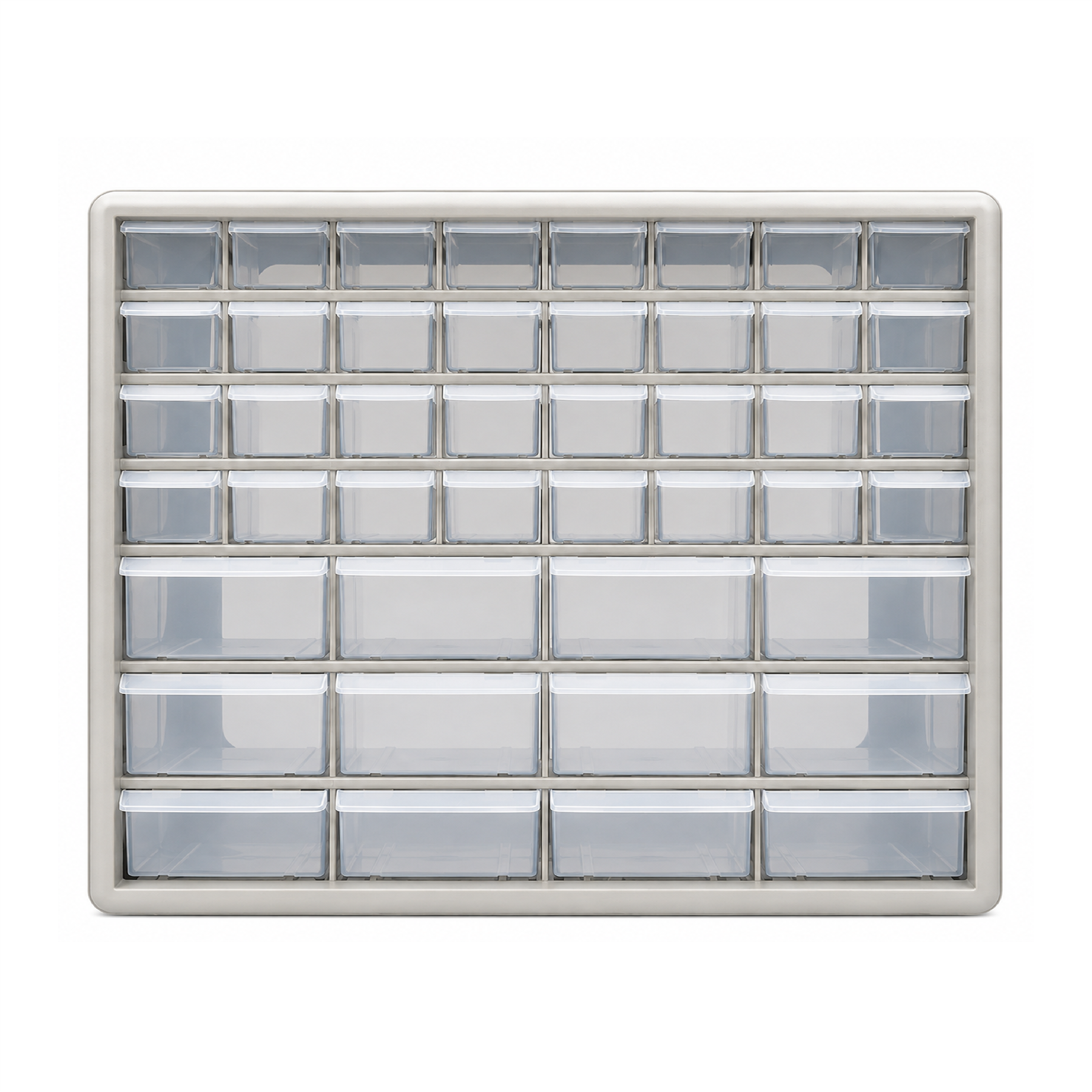 KCT Plastic Multi Compartment Wall Mountable Storage Drawer Units