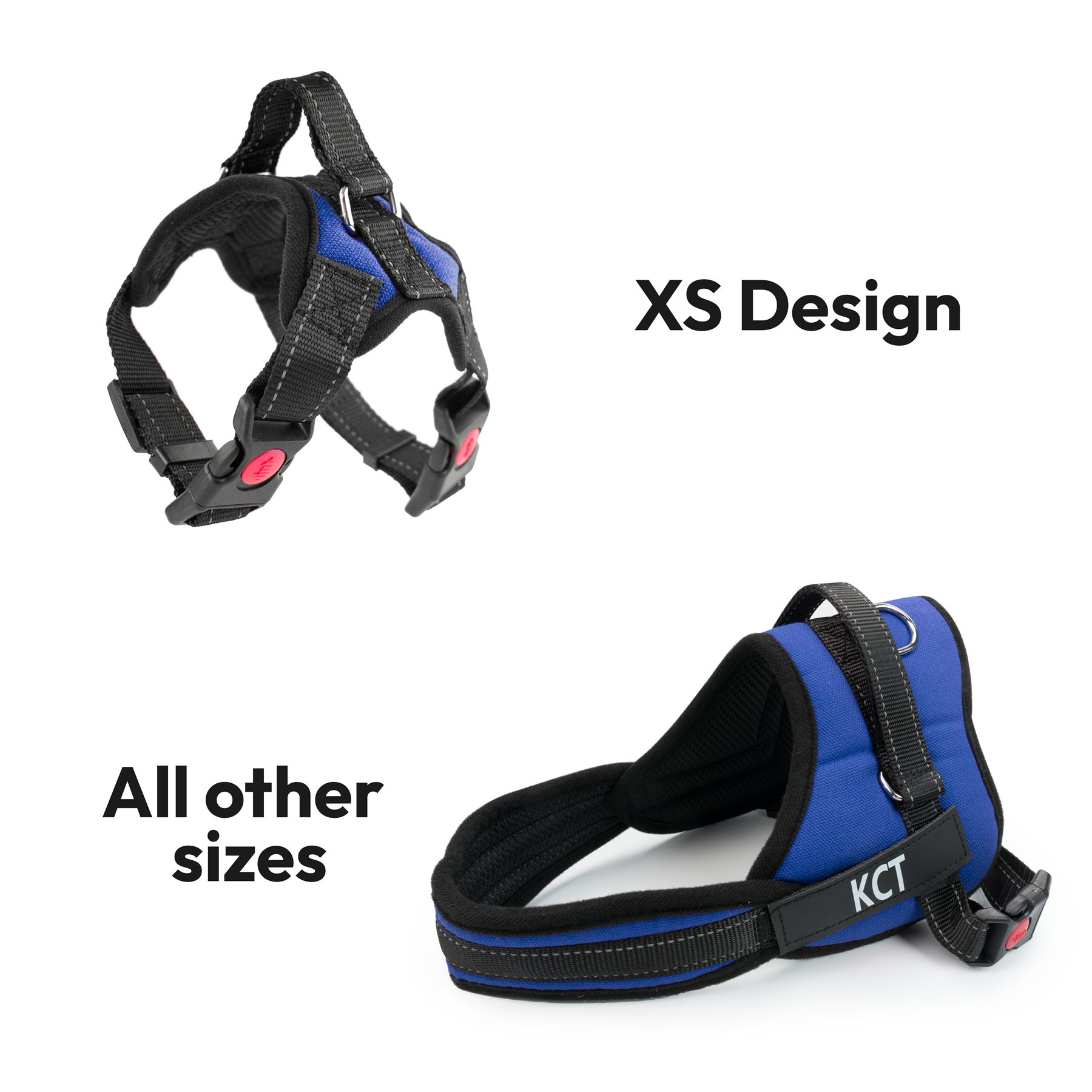 KCT Padded Dog Harnesses - Adjustable Pet Vest