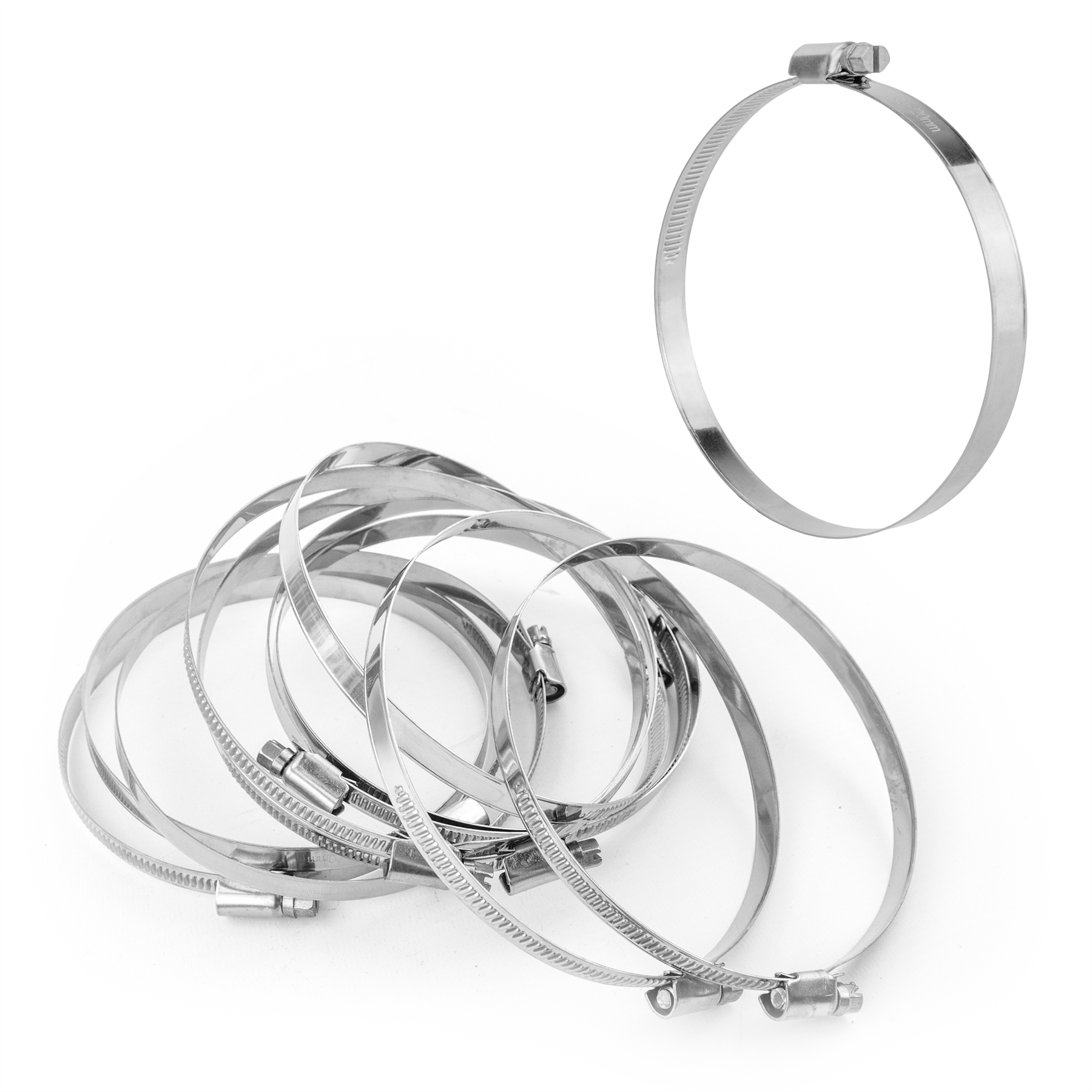 KCT Stainless Steel Hose Pipe Clip Tube Clamps for All types of Hose