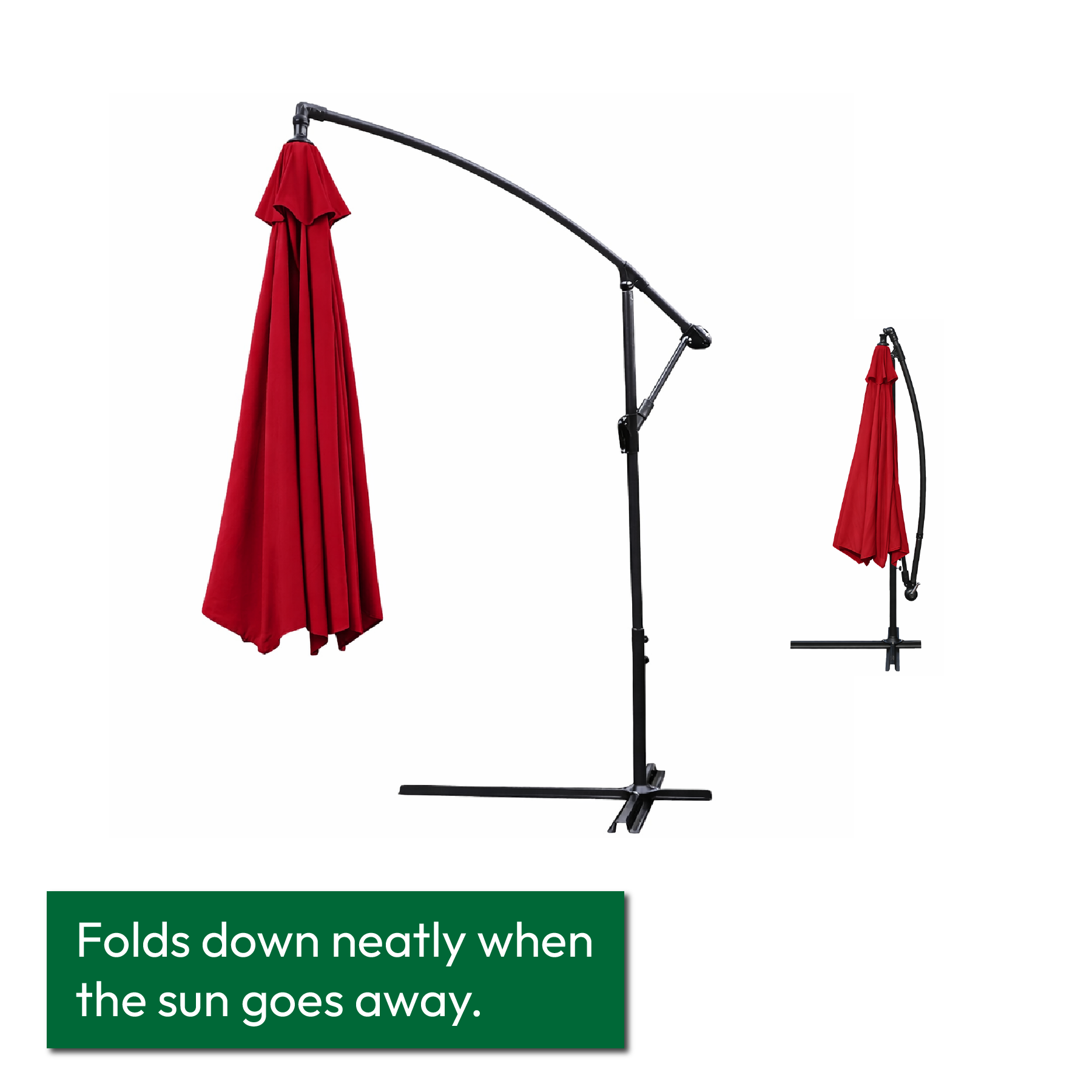 KCT 3m Large Cantilever Garden Parasols Only