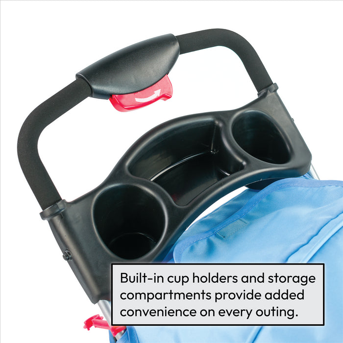 KCT Hooded Pet Stroller with Storage