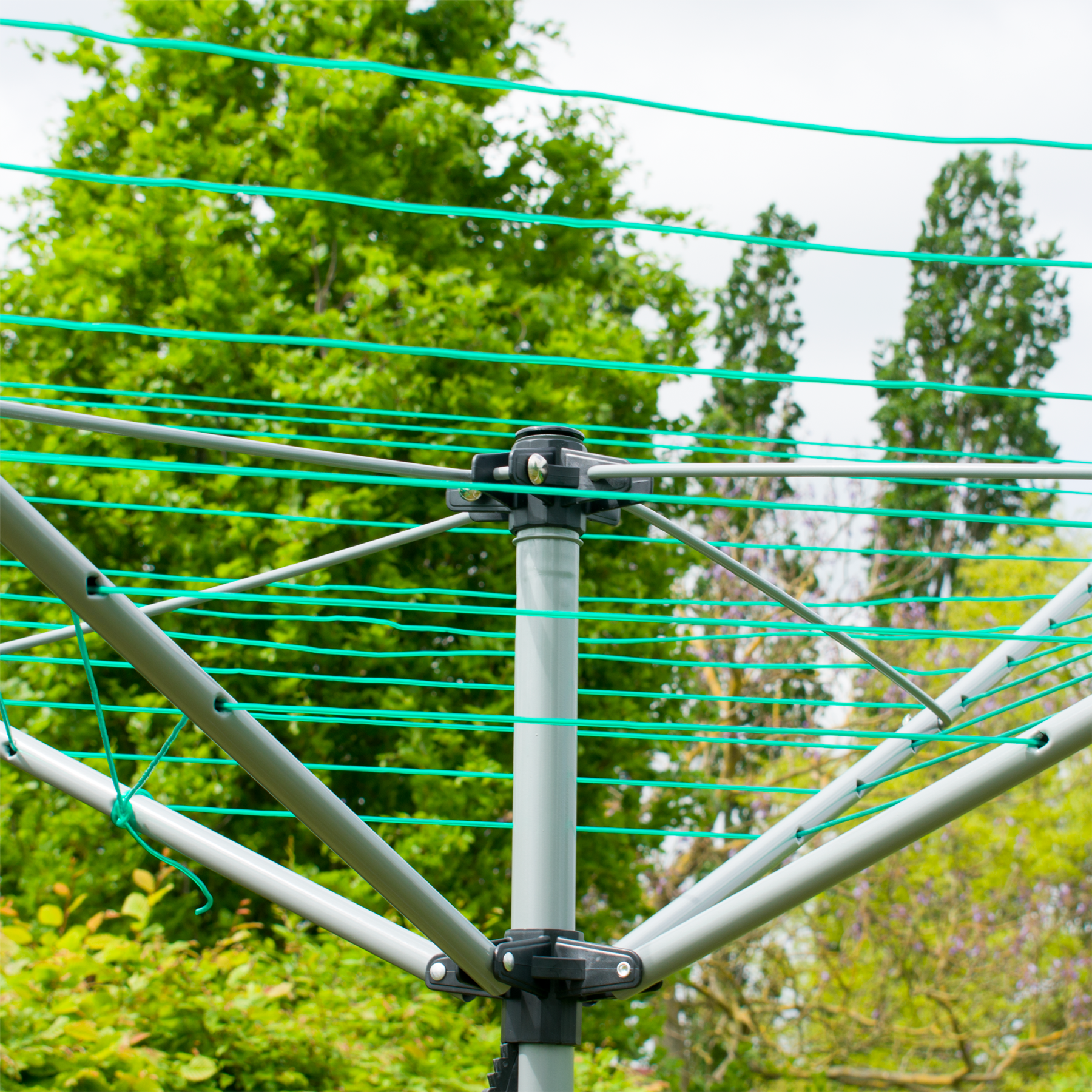KCT 3 / 4 Arm Outdoor Rotary Washing Line Airers with Optional Covers