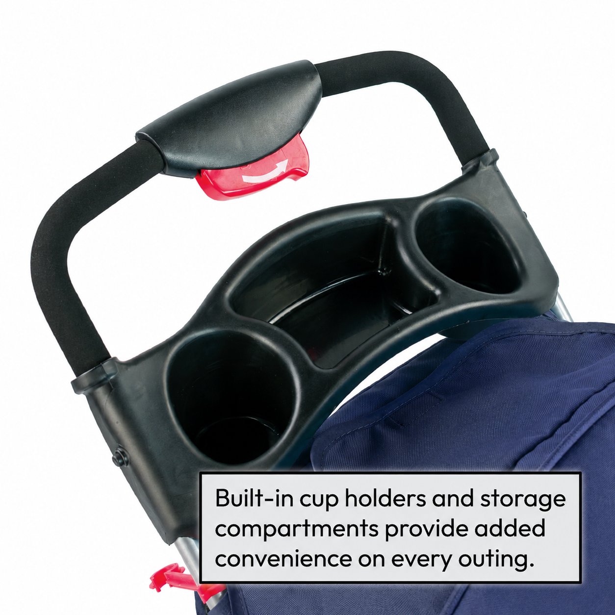KCT Hooded Pet Stroller with Storage