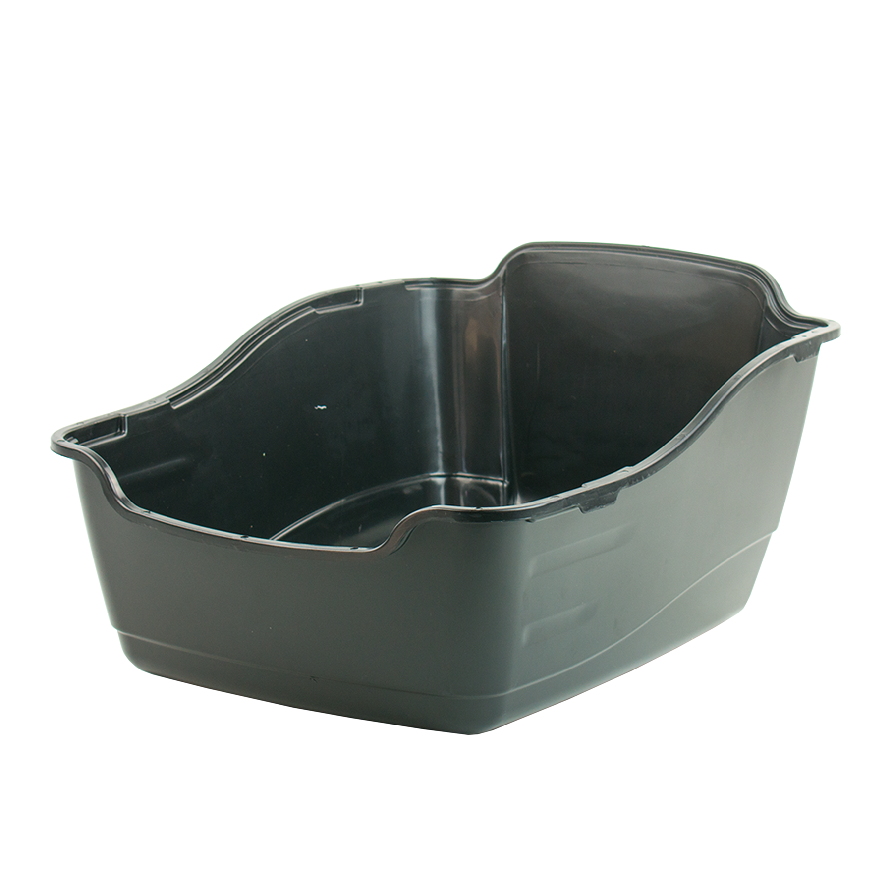 KCT Hooded Cat Litter Box/ Tray- Black