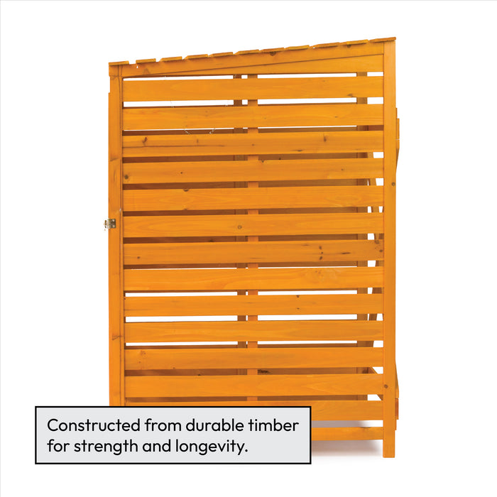 KCT Single Wheelie Bin Storage Shed