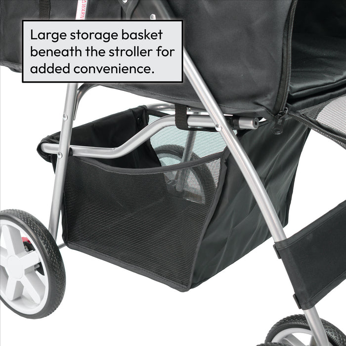 KCT Hooded Pet Stroller with Storage