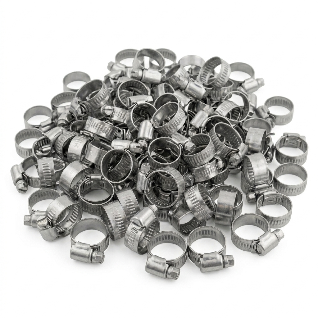 KCT Stainless Steel Hose Pipe Clip Tube Clamps for All types of Hose - Bulk Trade Pack