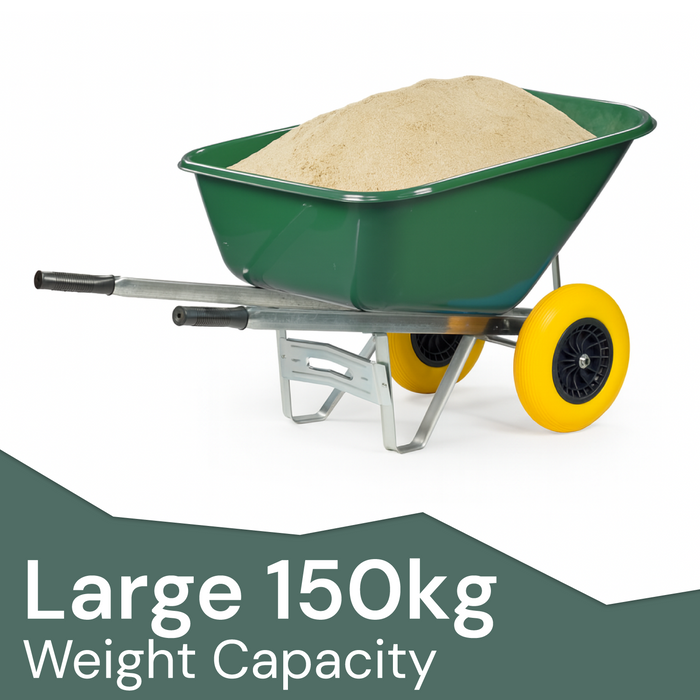 KCT 200L XL Heavy Duty Twin Wheelbarrow
