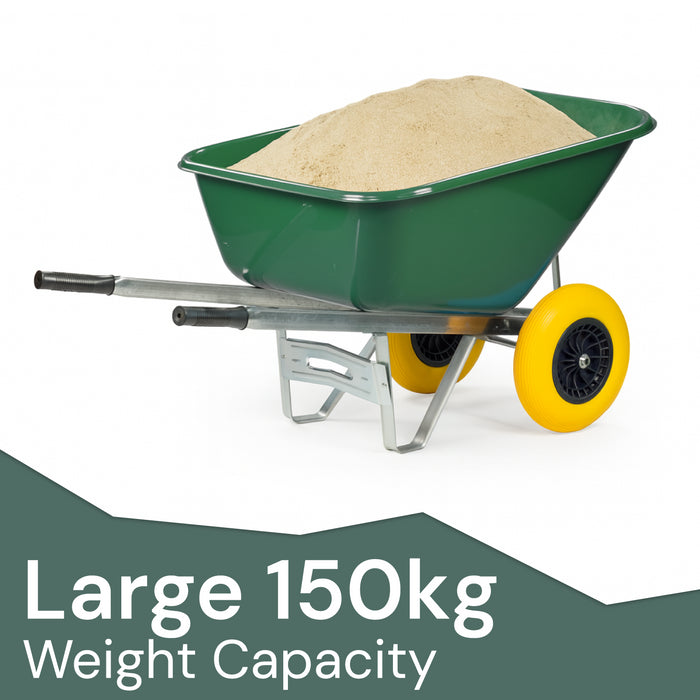 KCT 200L XL Heavy Duty Twin Wheelbarrow