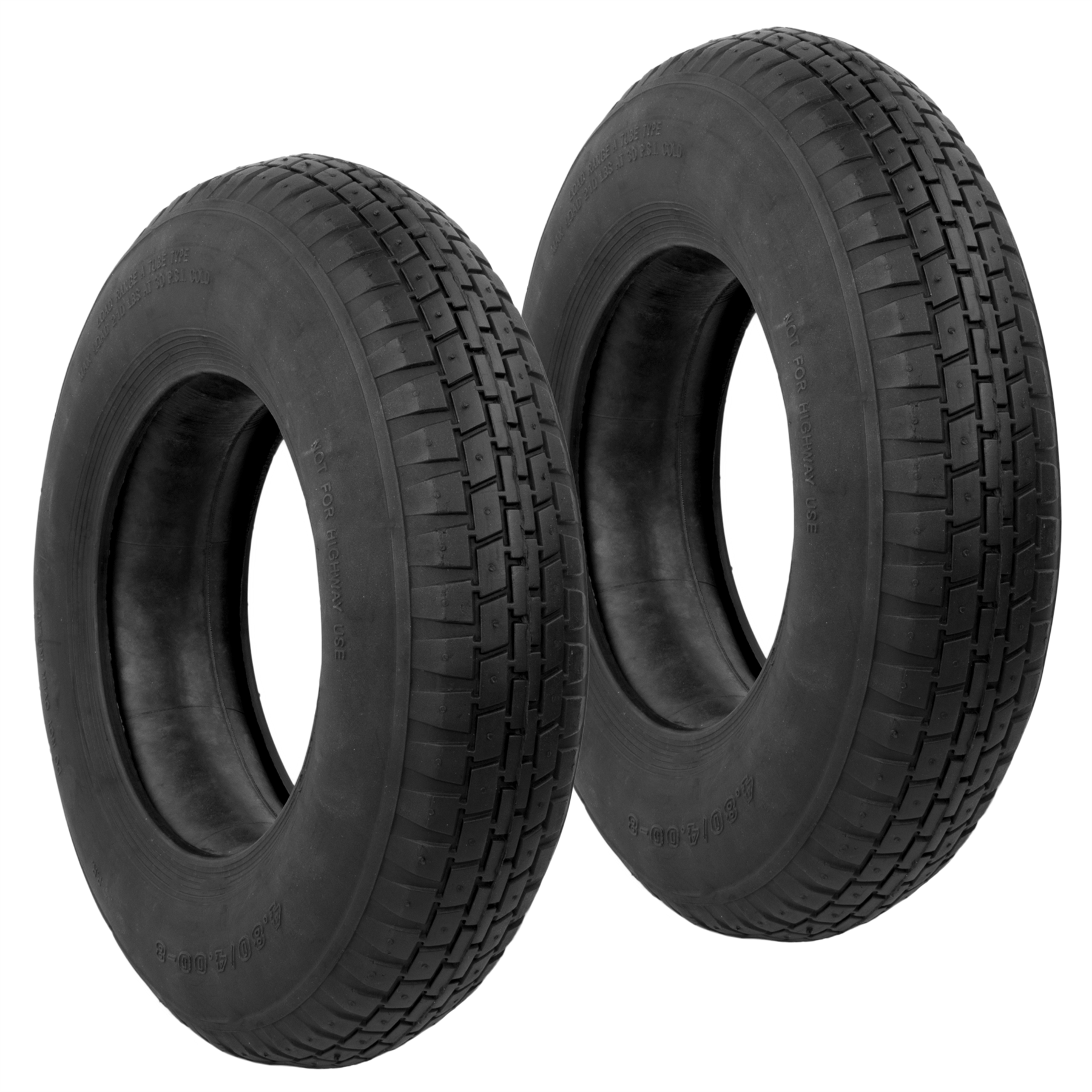 KCT Wheelbarrow Wheel Tyre/Inner Tube Parts (4.80/4.00 - 8) - Fits 16" wheel